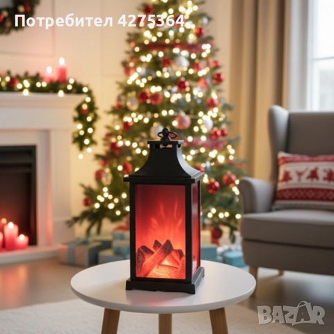 LED декоративен фенер с ефект на жив пламък, снимка 6 - Декорация за дома - 52261862