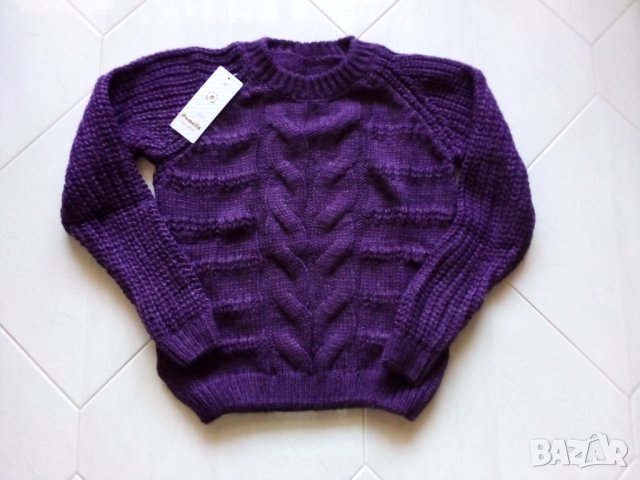 Дамски изчистен пуловер в 6 цвятя, снимка 2 - Блузи с дълъг ръкав и пуловери - 34760359