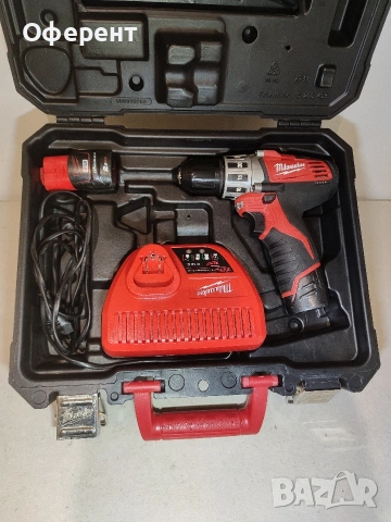Milwaukee C12DD винтоверт., снимка 2 - Винтоверти - 53291529