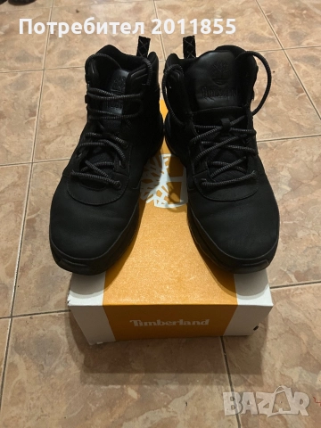 Timberland Черни мъжки обувки Набук. , снимка 4 - Ежедневни обувки - 52654411