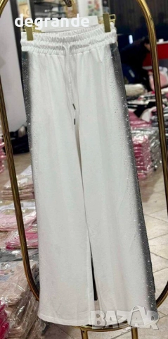 Дамски спортен панталон с камъчета , снимка 4 - Спортни екипи - 52543434