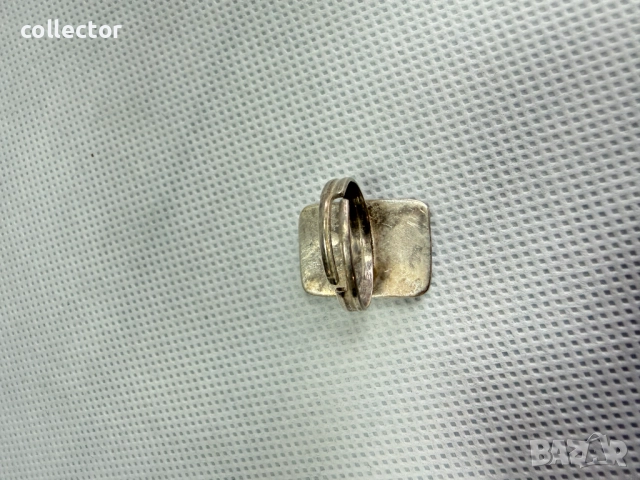 Регулируем сребтрен пръстен. №7727, снимка 5 - Пръстени - 52789971