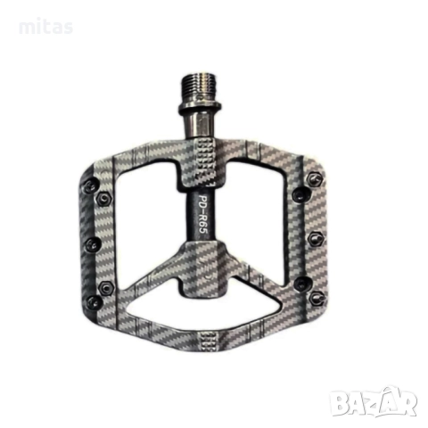 Ултра леки педали за велосипед PROMEND R65, Carbon pattern, 240гр., снимка 5 - Части за велосипеди - 52345771