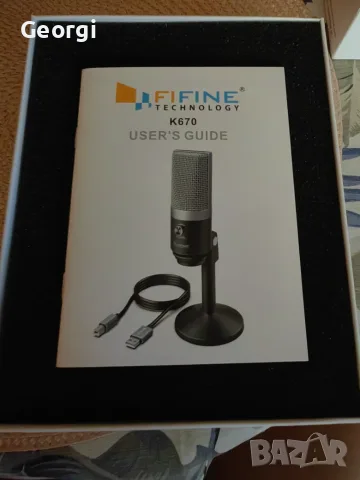 USB microphone. , снимка 3 - Микрофони - 56105407