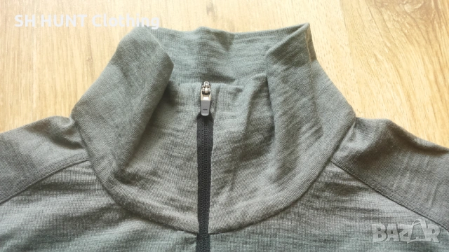 NORRONA Vikingwool Longs Caviar 100% Merino Wool размер S / M блуза 100% Мерино вълна - 2034, снимка 10 - Блузи - 53387440