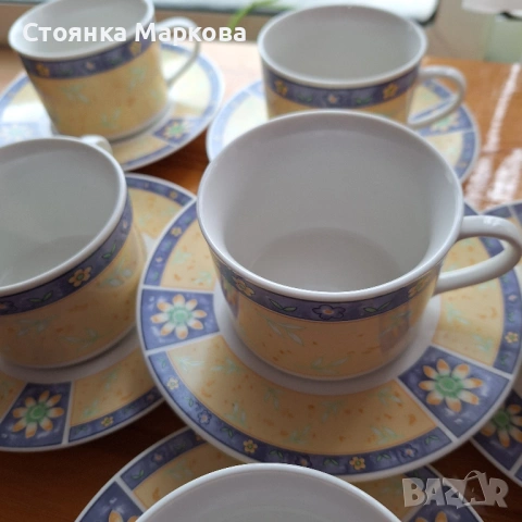 Баварски порцеланов сервиз за кафе/чай , снимка 3 - Сервизи - 53372878