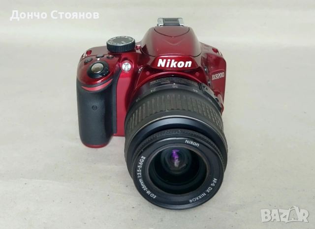 Фотоапарат Nikon d3200 DSLR с обектив / 24MP, снимка 6 - Фотоапарати - 53443841