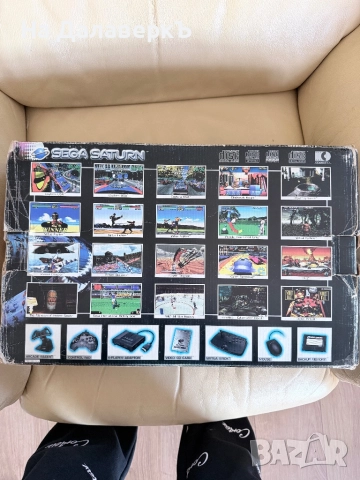 Sega Saturn MK1 в кутия + волан, снимка 11 - Други игри и конзоли - 52698470