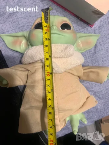 Плюшена играчка Star Wars Baby Yoda / Grogu плюш фигура 20 см The Mandalorian, снимка 5 - Фигурки - 55961746