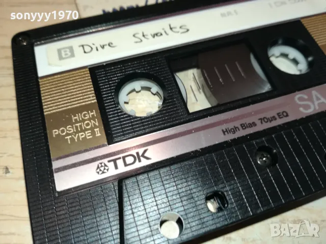🛑TDK SA90 HIGH POSITION-DIRE STRAITS LIVE 1911241454, снимка 7 - Аудио касети - 48026537