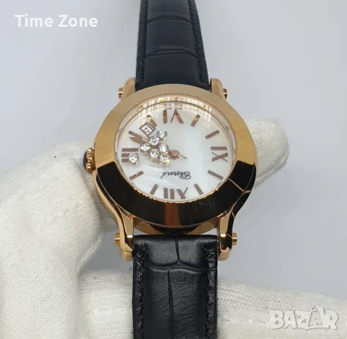 Chopard Happy Sport 36mm Pink Gold MOP Dial Diamonds Дамски Различни Варианти, снимка 9 - Дамски - 47991081