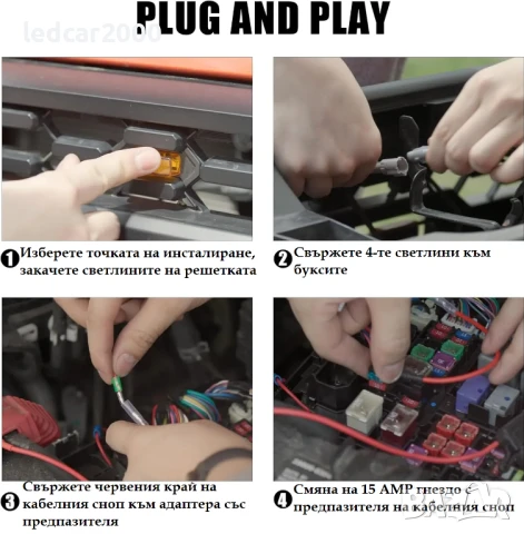 Лед Светлини в стил American, снимка 10 - Аксесоари и консумативи - 50631115