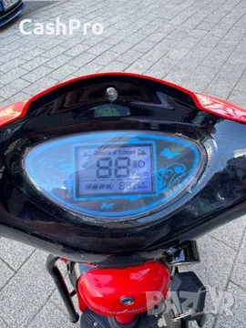 Електрически скутер / велосипед MAXMotors (червен), снимка 7 - Мотоциклети и мототехника - 53702898