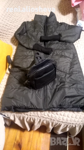 Зимно яке подарък раница.