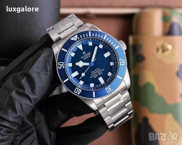 Мъжки часовник Tudor Pelagos Blue Dial с автоматичен механизъм, снимка 2 - Мъжки - 38842295