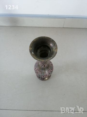 Индийска месингова ваза 20 см. , снимка 4 - Други стоки за дома - 35692145