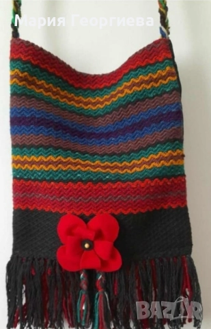 Битова торба / с ресни и цвете / 18 лв. / Налична!, снимка 4 - Чанти - 52449109