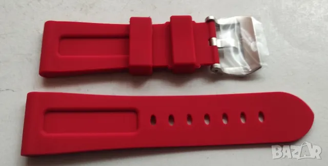 Силиконова кайшка ПАНЕРАЙ PANERAI 26мм, снимка 6 - Каишки за часовници - 49314574