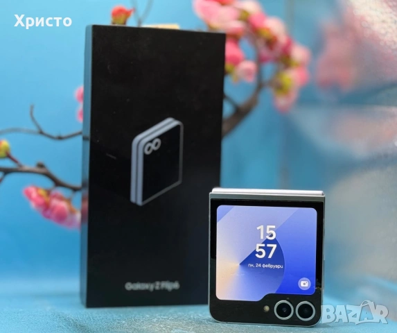Samsung Galaxy Z Flip6, 12GB RAM, 256GB, 5G, Blue  , снимка 4 - Samsung - 53556078