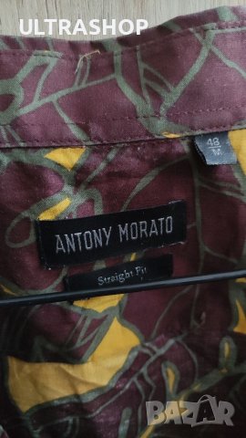 Antony Morato M size Мъжка риза с къс ръкав, снимка 2 - Ризи - 39661608