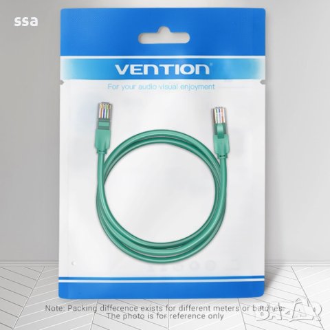 Vention Кабел LAN UTP Cat.6 Patch Cable - 2M Green - IBEGH, снимка 9 - Кабели и адаптери - 44231307