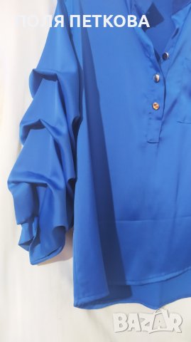 Сатенена блуза , снимка 6 - Ризи - 44270088