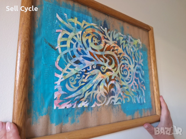 ✅КАРТИНА - СМЕСЕНА ТЕХНИКА - 30/40 СМ.❗, снимка 7 - Картини - 51529745