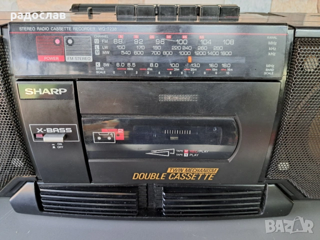 SHARP WQ-T238H(BK), снимка 3 - Радиокасетофони, транзистори - 53696229