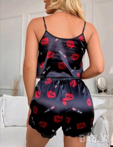 Дамско бельо къса пижама от две части , снимка 3 - Пижами - 41791627