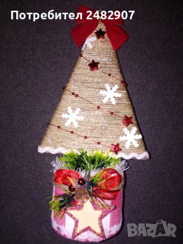 Ръчно изработена Коледна декорация , снимка 2 - Коледни подаръци - 39050606