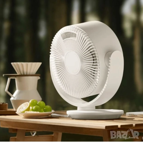 Настолен вентилатор Diplomat DFX-636, 8", 50W, 3D циркулация, 3 скорости, механично управление