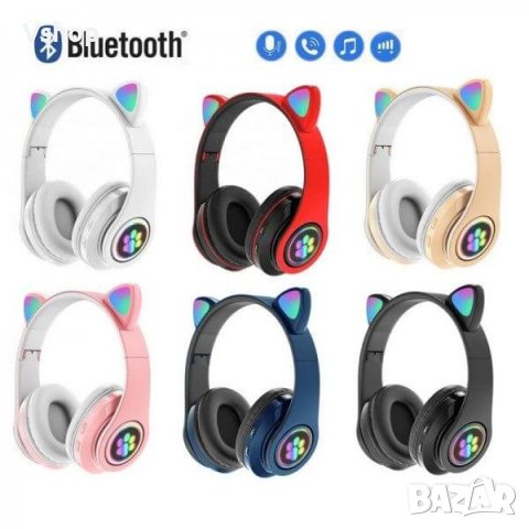 Безжични Bluetooth слушалки Cats, снимка 1 - Безжични слушалки - 42205703