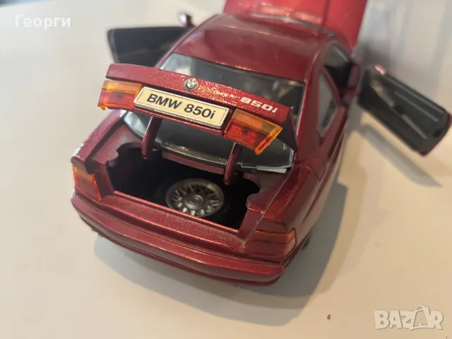BMW 850i  1:18 ., снимка 6 - Колекции - 55867922