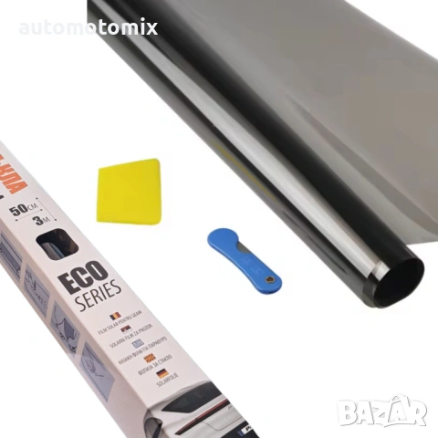 Фолио затъмняване на автомобилни стъкла, 50см х 3м., 25% - 62136, снимка 3 - Аксесоари и консумативи - 53493919