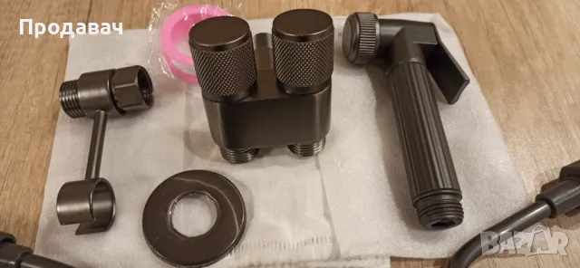 Душ система за тоалетна/биде (хром,черно,сиво,бяло GOLD), снимка 9 - Душове - 45370018