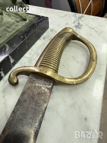 Френска пехотна сабя тип "брикет". №7815, снимка 7 - Антикварни и старинни предмети - 53042676