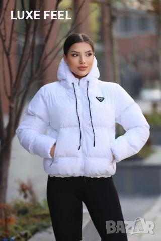 Дамски Зимни Якета с Камъни ⚜️Prada, снимка 3 - Якета - 52564541