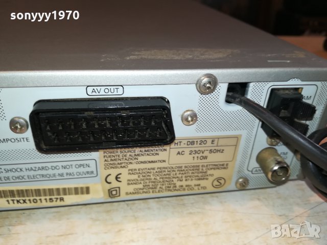 SOLD OUT-ПОРЪЧАНО-SAMSUNG HT-DB120E DVD RECEIVER 2802222045, снимка 16 - Ресийвъри, усилватели, смесителни пултове - 35948821
