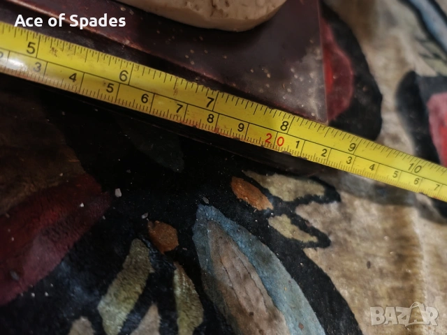  Страхотна Порцеланова Винтидж Настолна Лампа, снимка 13 - Настолни лампи - 53423921