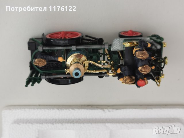 Matchbox MOY YS-43 1905 Busch Self Propelled Fire Engine Мачбокс Пожарна Кола Олдтаймер, снимка 9 - Колекции - 41524945