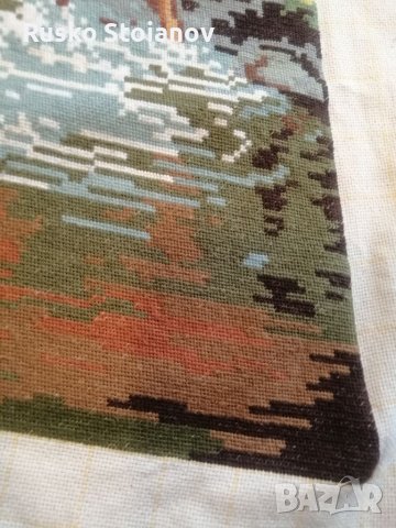 Гоблен,, Коне в реката,, /ariadna/, снимка 7 - Гоблени - 39873754