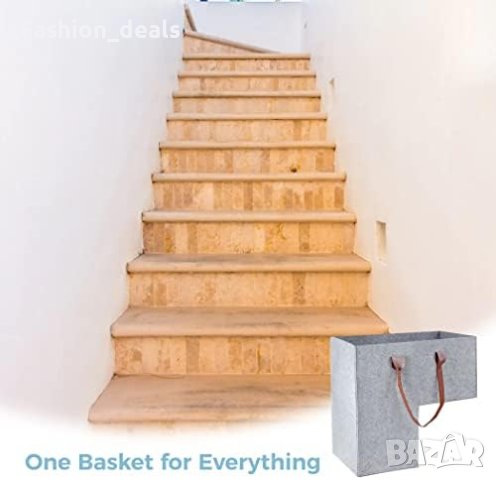 Нова Сгъваема филцова кошница за стълбище Съхранение органайзер, снимка 2 - Други стоки за дома - 41583638