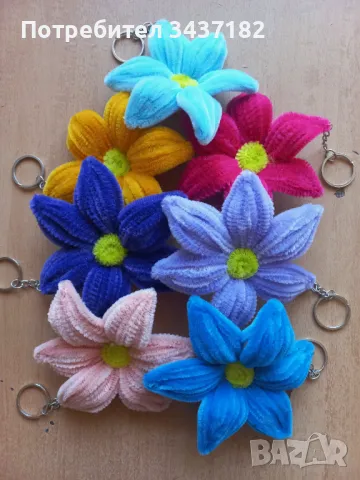  Ръчно изработени плюшени цветя. От бюджетни предложения, до оригинални такивя, снимка 10 - Изкуствени цветя - 49174922