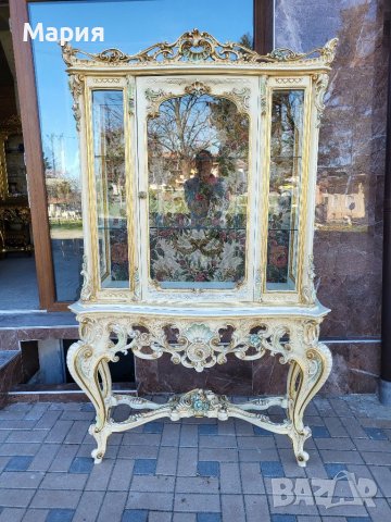 Италианска барокова витрина Silik 030, снимка 1 - Секции и витрини - 40133689
