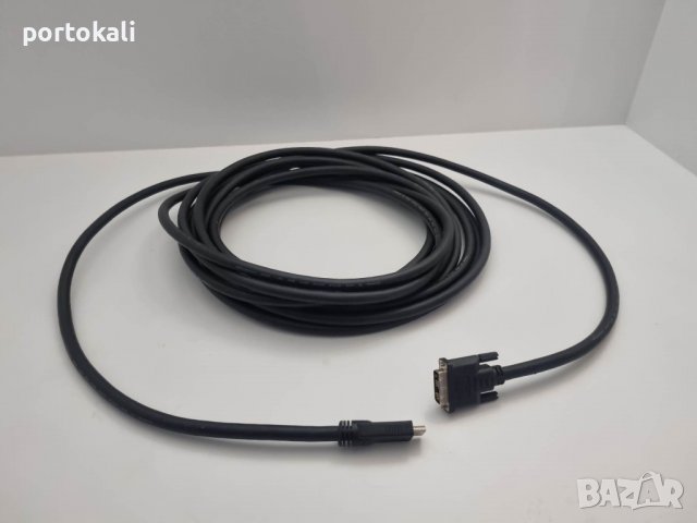 DVI-D to HDMI Кабел 10 метра, снимка 1 - Кабели и адаптери - 39520206