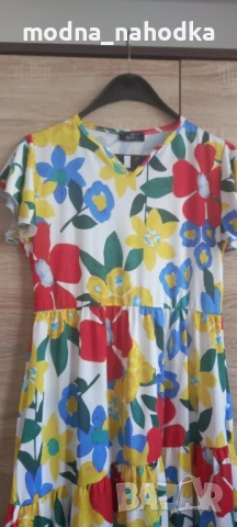 Рокля на цветя chance, снимка 2 - Рокли - 50570125