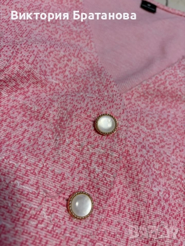 НОВ розов блейзър сако, снимка 2 - Сака - 53640075