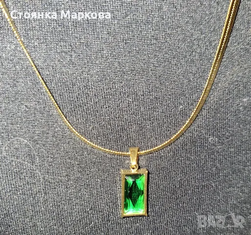 Нов комплект медицинска стомана с цирконий, снимка 3 - Бижутерийни комплекти - 49333124