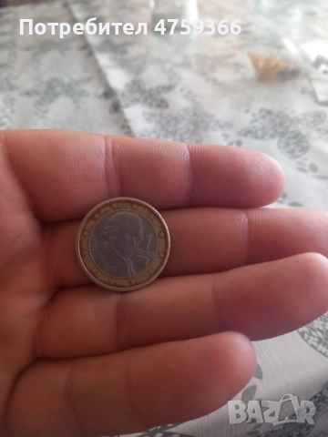 Монета от 1 евро Австрия