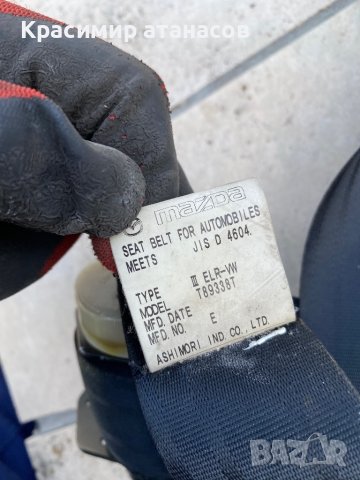 Предпазен колан заден ляв за Мазда 5.T89338T, снимка 4 - Части - 41269734